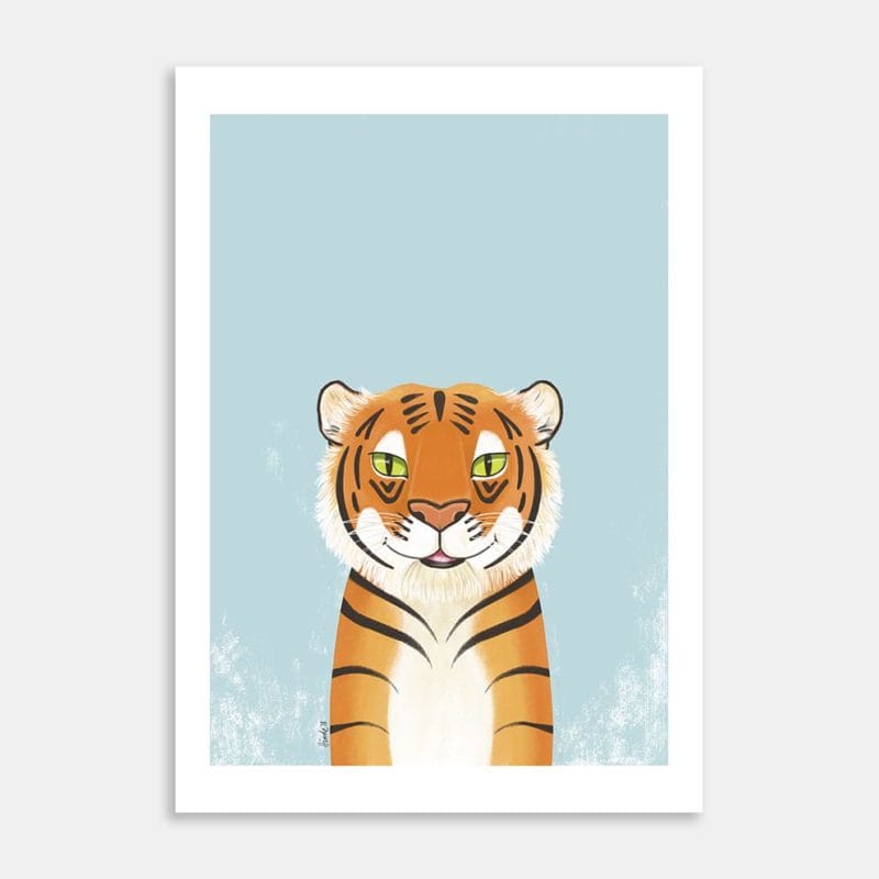 Tiger Print A3 By Deborah Hinde
