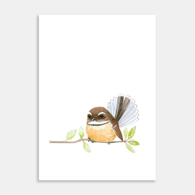 Fantail Art Print By Deborah Hinde