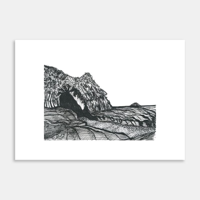 Dark Cave Limited Edition Art Print By Gabriella Williams