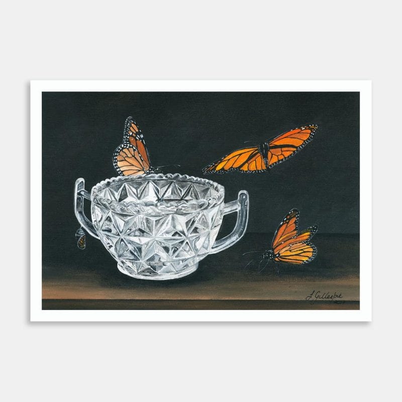 Butterflies Art Print By Lynn Fuller