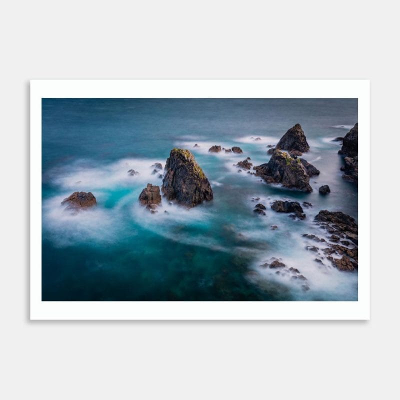 Tokatu Point Rocks - Tawharanui Art Print By Michelle Durrant