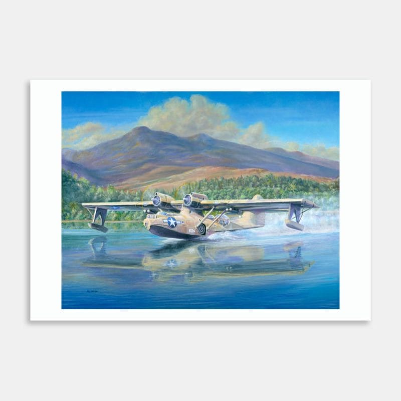 PBY5A Consolidated Catalina Art Print by Michael White