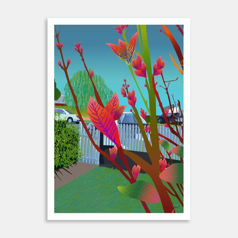Embellishing View Art Print By Sarah Molloy