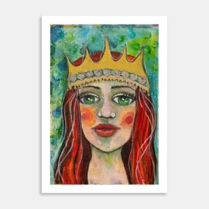 Forest Queen Art Print by Adelien De Wet