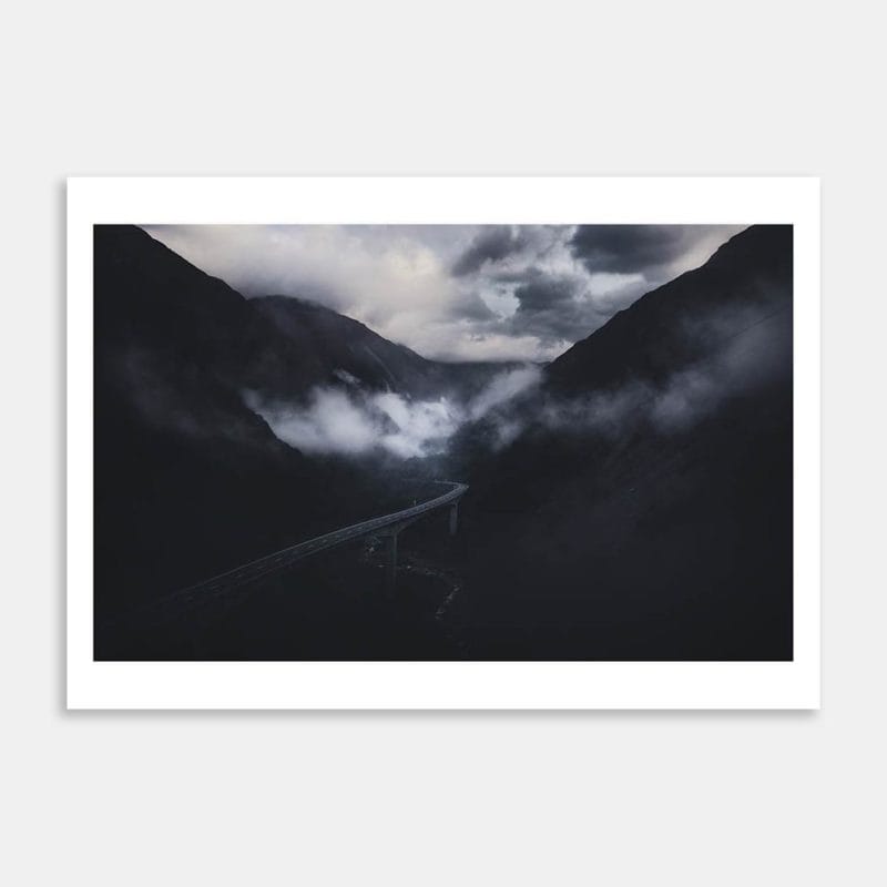 Arthurs Pass Bridge Art Print By Ben Doubleday