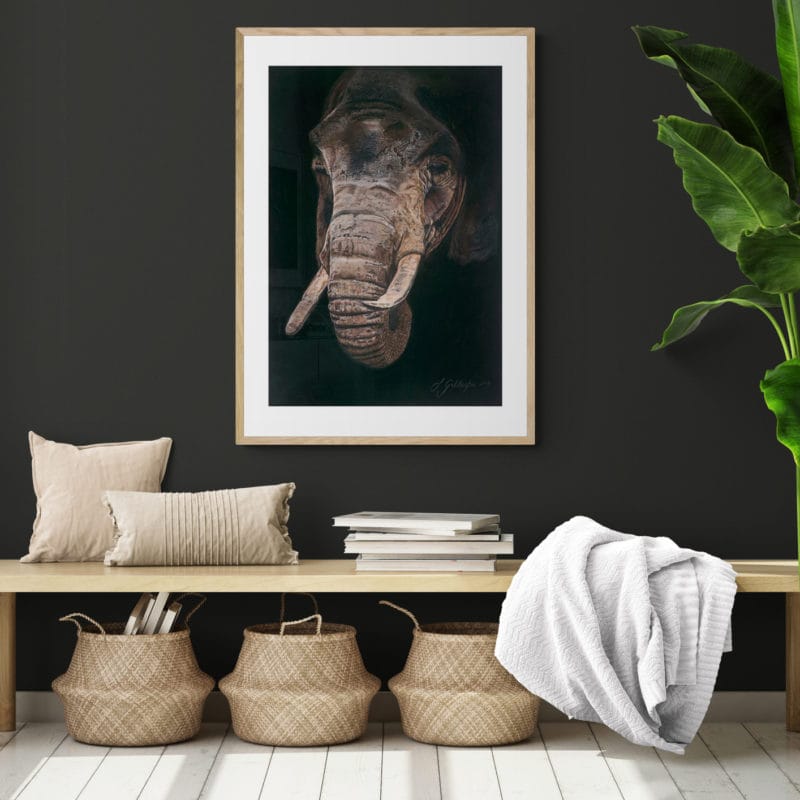 Elephant Art Print By Lynn Fuller - Image 3