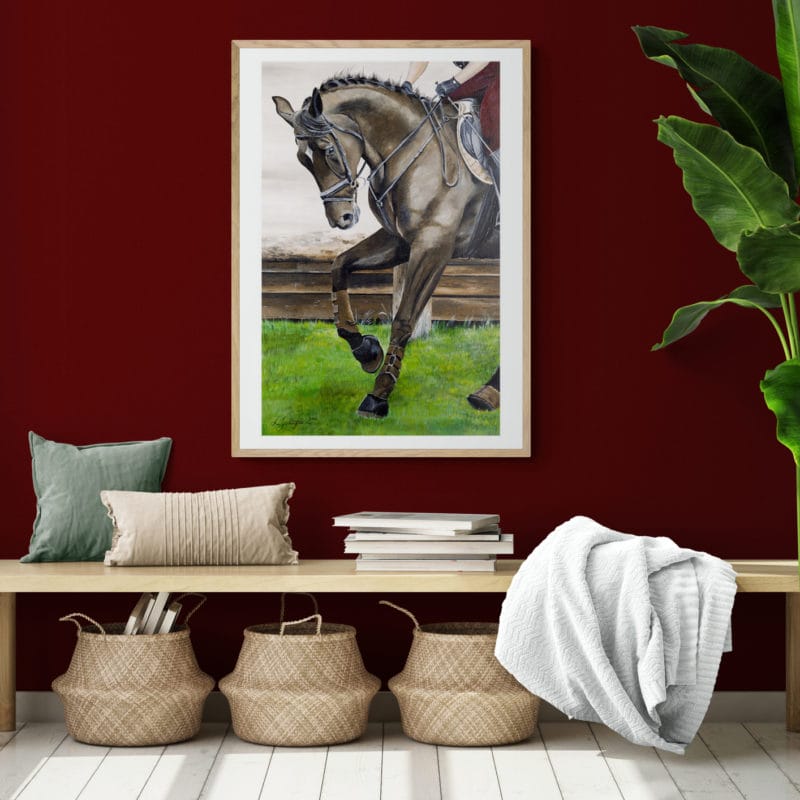 Horse And Rider Art Print By Lynn Fuller - Image 3