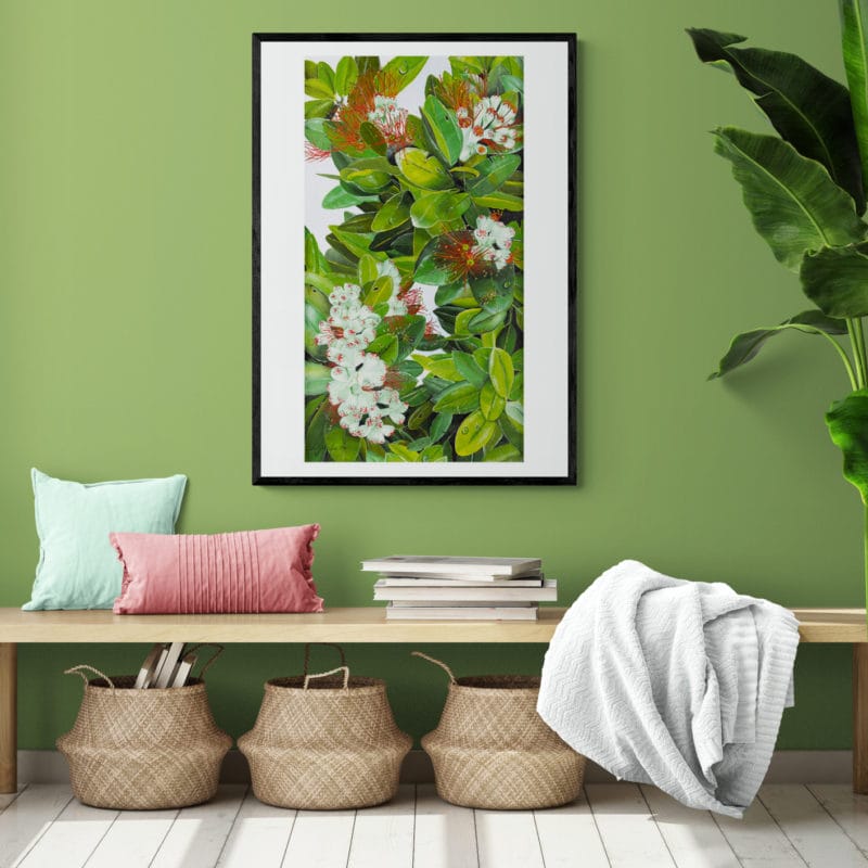 Pohutakawa Art Print By Lynn Fuller - Image 2