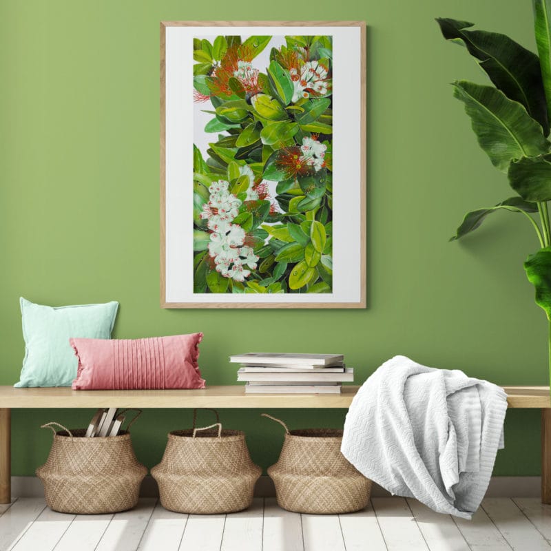 Pohutakawa Art Print By Lynn Fuller - Image 3