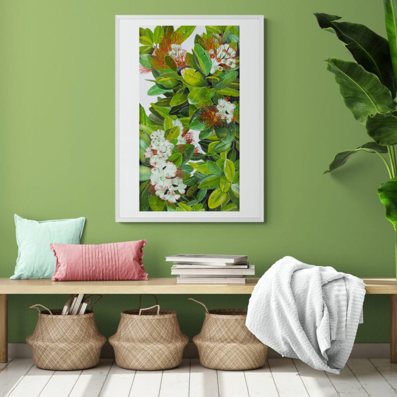 Pohutakawa Art Print By Lynn Fuller - Image 4