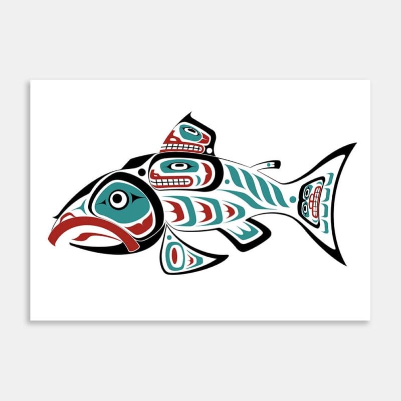 Salmon Limited Editions Art Print by Marlon Hart