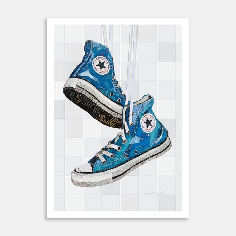 Converse Art Print by Anthea Weir