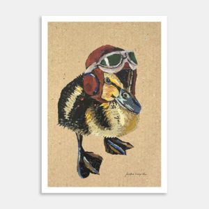 Duckling Art Print by Anthea Weir
