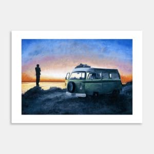 Summer Dreaming Art Print By Ashleigh Radsyn