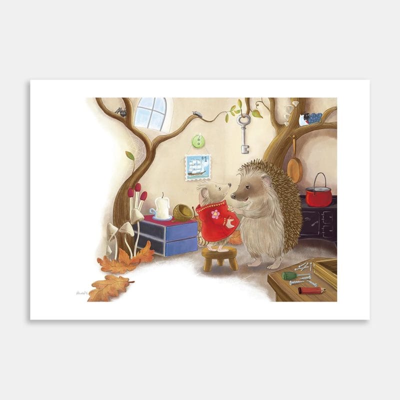 Hollybee Be Patient Art Print By Deborah Hinde