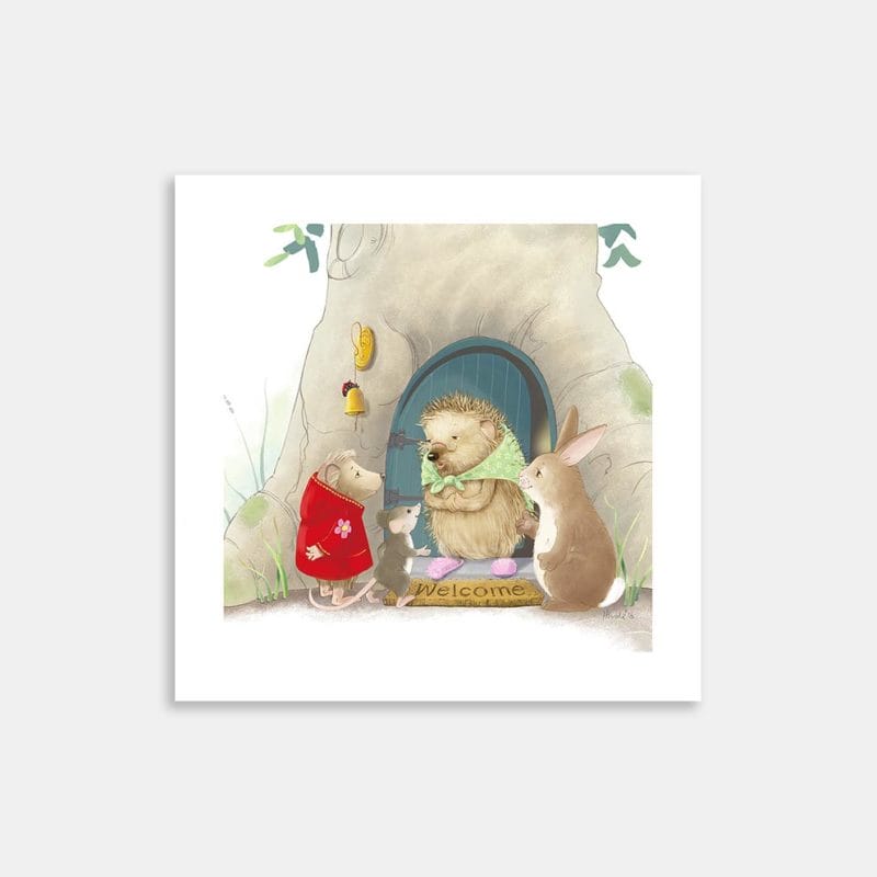 Hollybee Nanny Art Print By Deborah Hinde