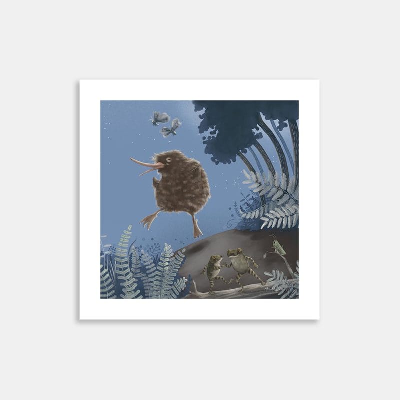SLKS Dancing Art Print By Deborah Hinde