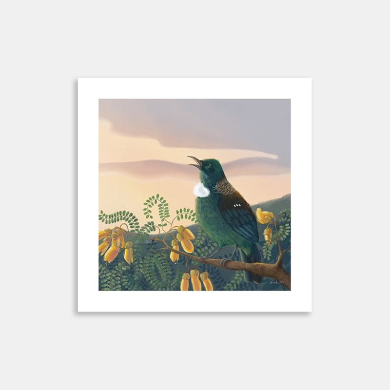 SLKS Tui Art Print By Deborah Hinde
