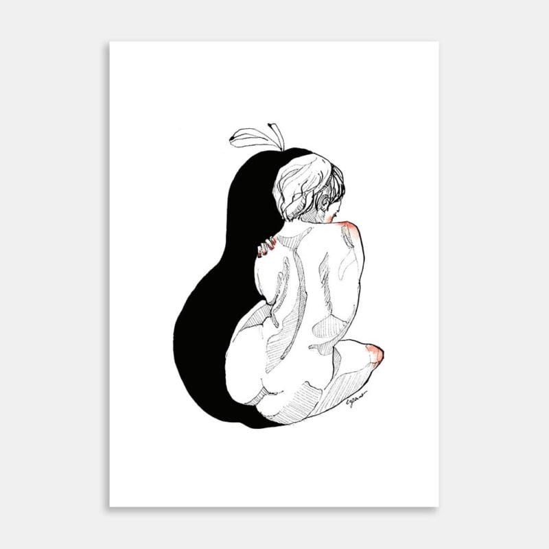 Pear Art Print By Emilie Geant