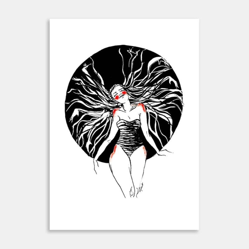 Vibing Art Print By Emilie Geant
