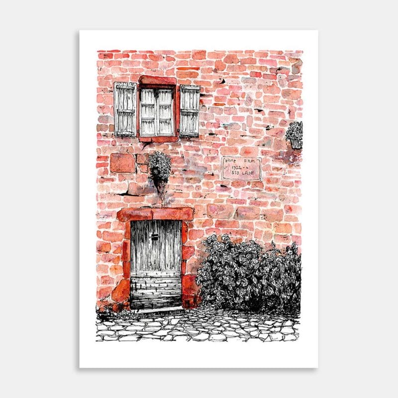 Collonges La Rouge Art Print By Emilie Geant