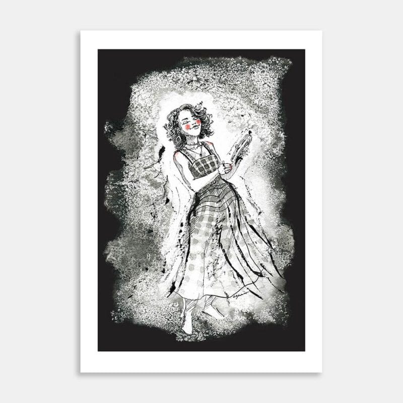 Hana Art Print By Emilie Geant