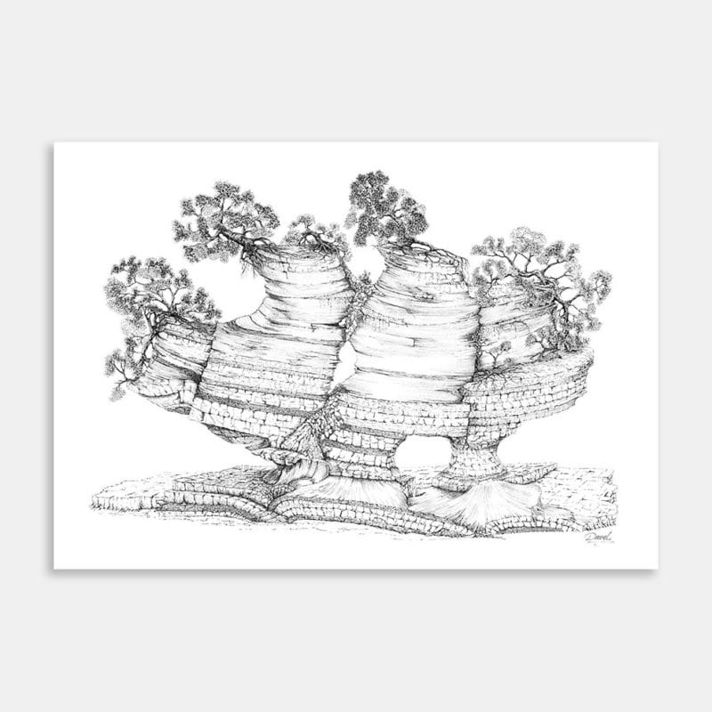 Deep Time Art Print By Glyn Davies