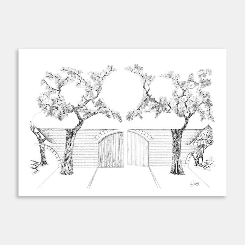 Lunarcy Art Print By Glyn Davies