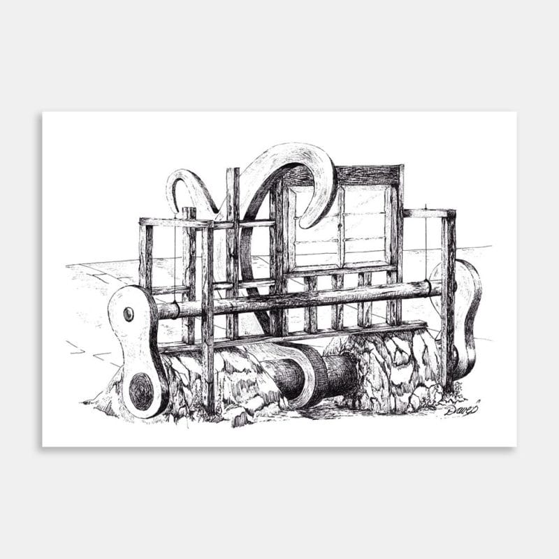 The Loom Art Print By Glyn Davies