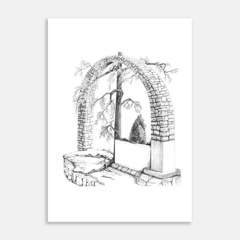 The Arch Art Print By Glyn Davies