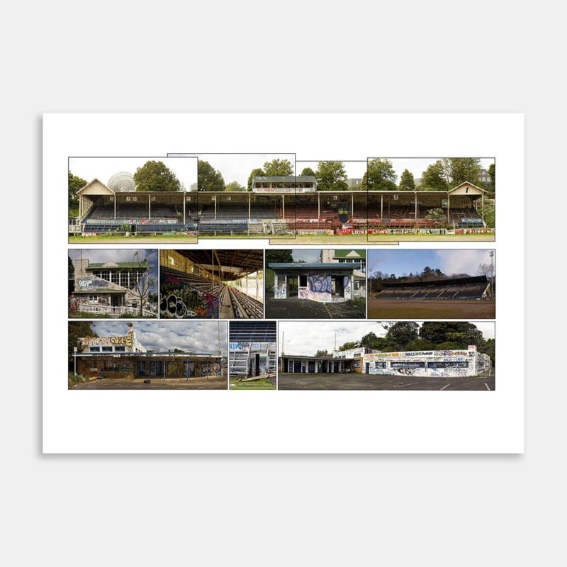 102 Carlaw Park Collage Art Print By Garry Lawrence
