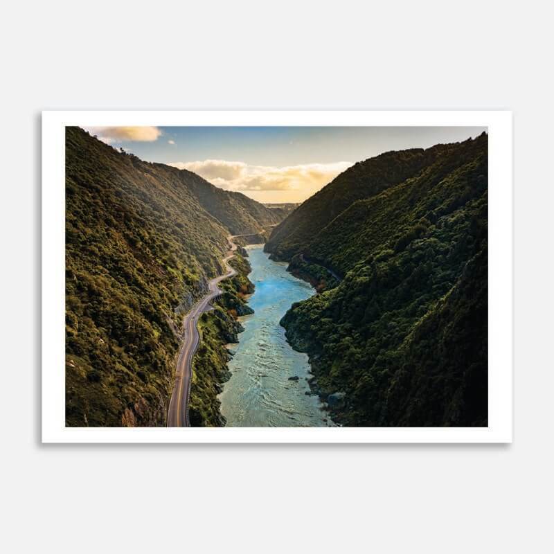Manawatu Gorge Art Print By Johnny Hendrikus