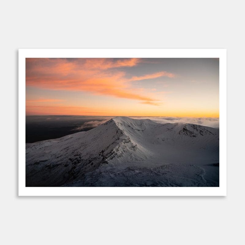 Mt Tongariro Art Print By Johnny Hendrikus