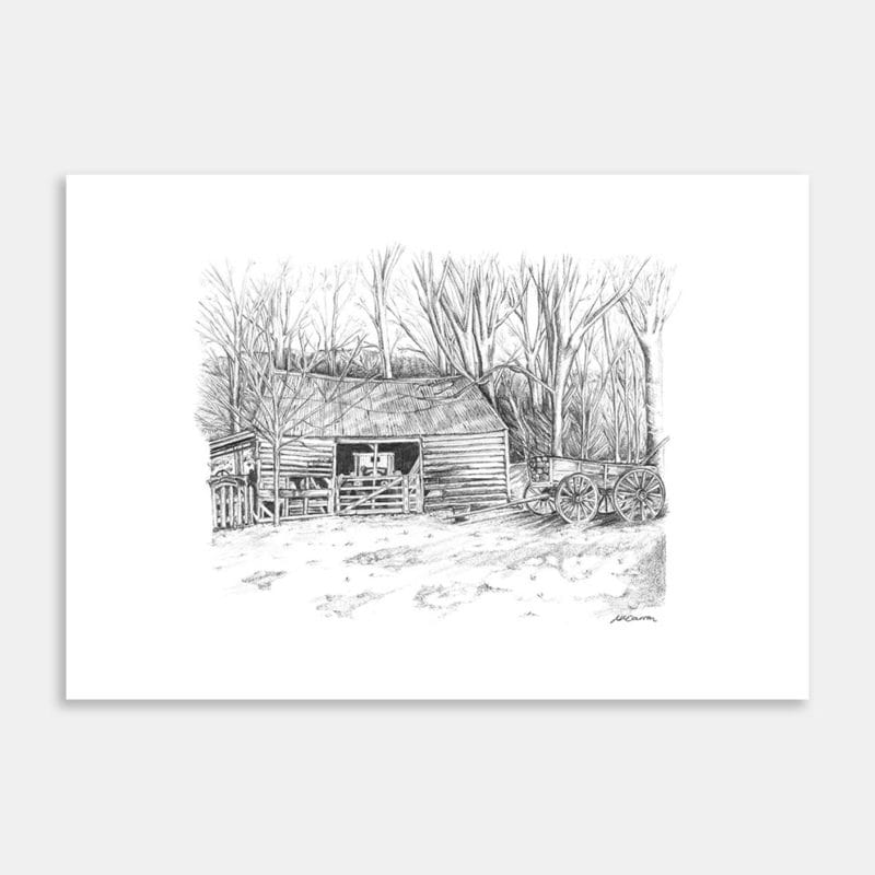 Barn Art Print By Margie Carron