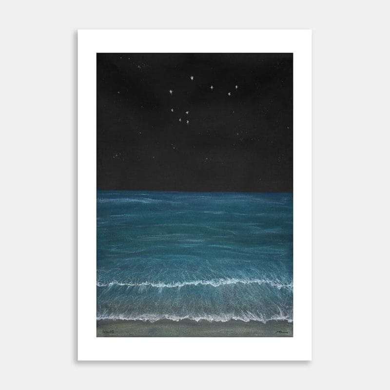 Waita Matariki Art Print By Margie Carron