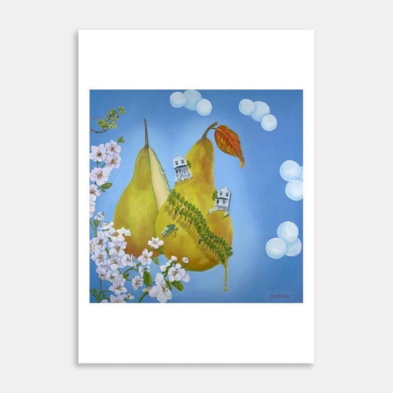 Pear Pluto Art Print By Robyn Moxey