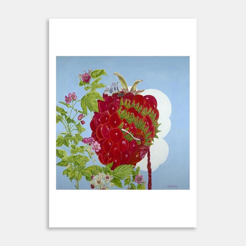 Raspberry Uranus Art Print By Robyn Moxey