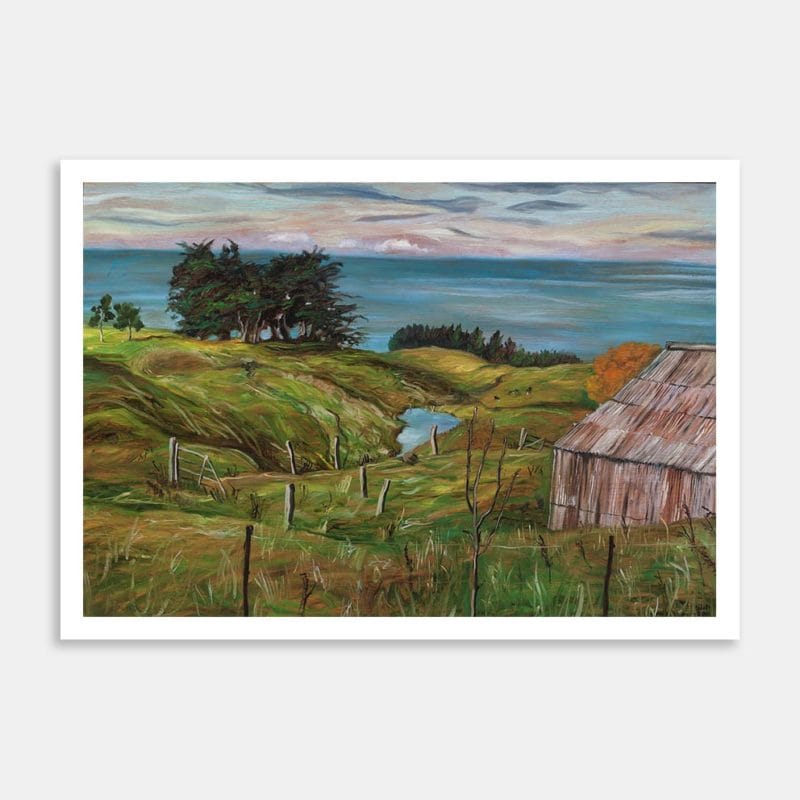 Lonies Pond Art Print By Liz Abbott