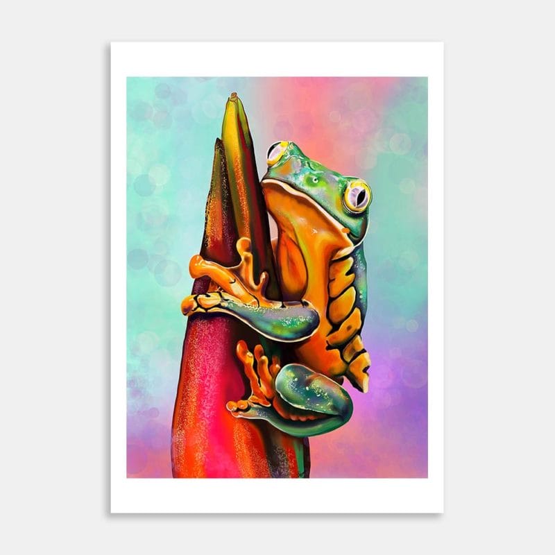 Frog Love Art Print By Samantha Payne