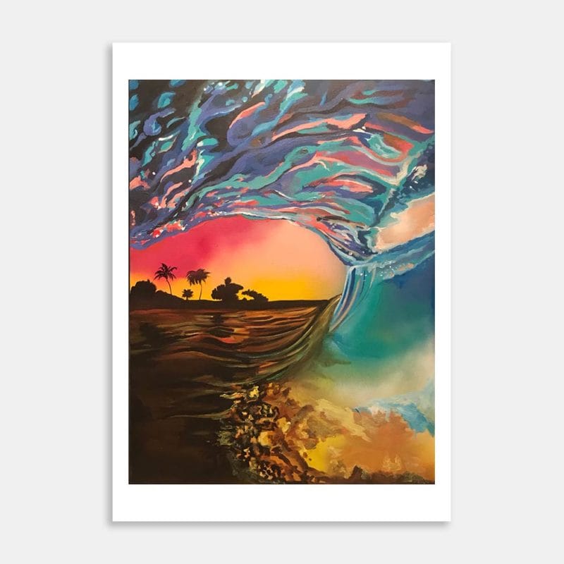 Waves Art Print By Samantha Payne