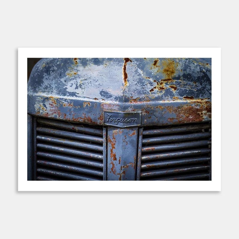 Tractor Radiator Grill 14 Art Print By Anna Deacon