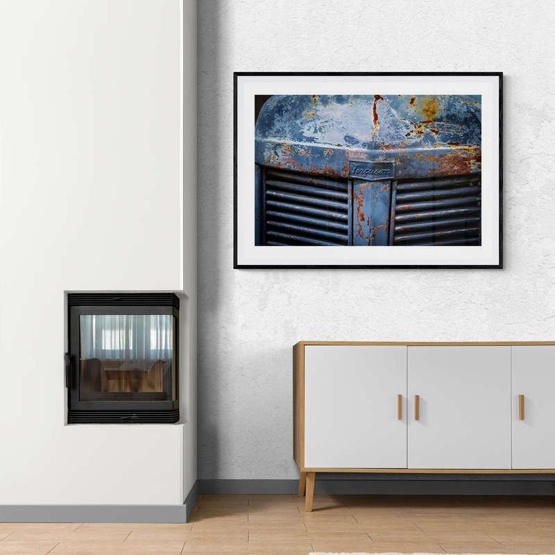 Tractor Radiator Grill 14 Art Print By Anna Deacon
