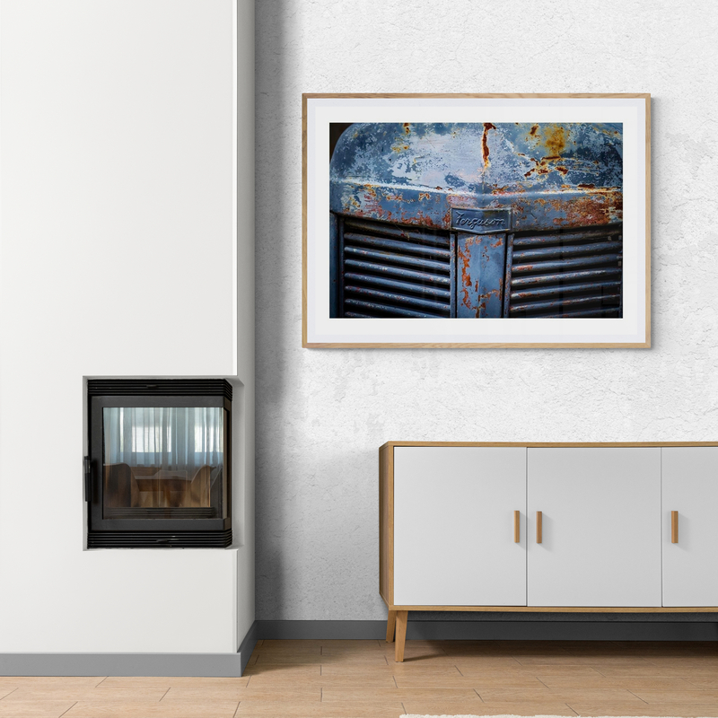 Tractor Radiator Grill 14 Art Print By Anna Deacon
