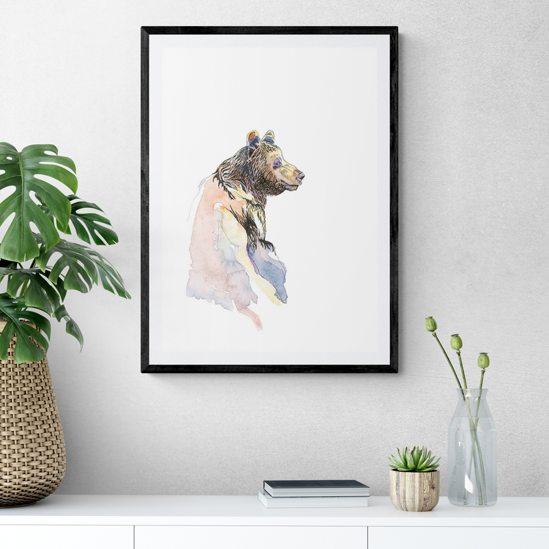 Bear #1 Art Print By Anna Deacon