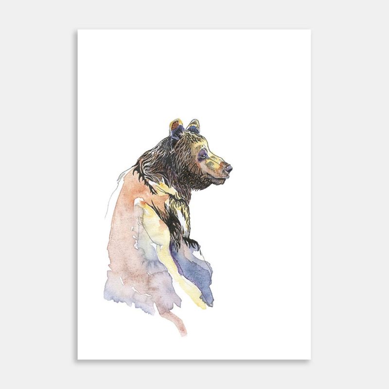 Bear #1 Art Print By Anna Deacon
