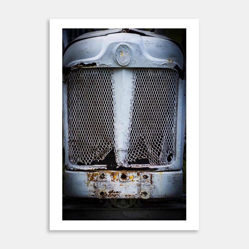 Tractor Radiator Grill 16 Art Print By Anna Deacon