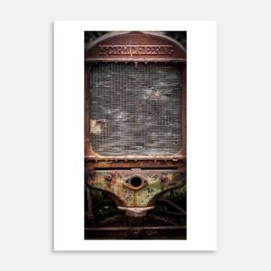 Tractor Radiator Grill 9 Art Print By Anna Deacon