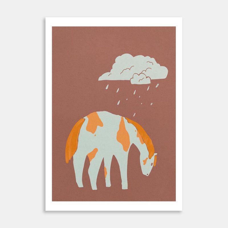 The Rain Art Print By Ashlee O’Hagan