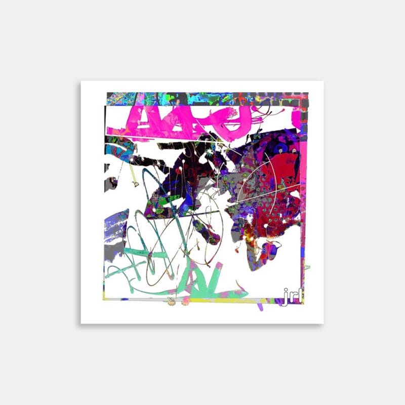 AAJ with Green Art Print By James Lawrence