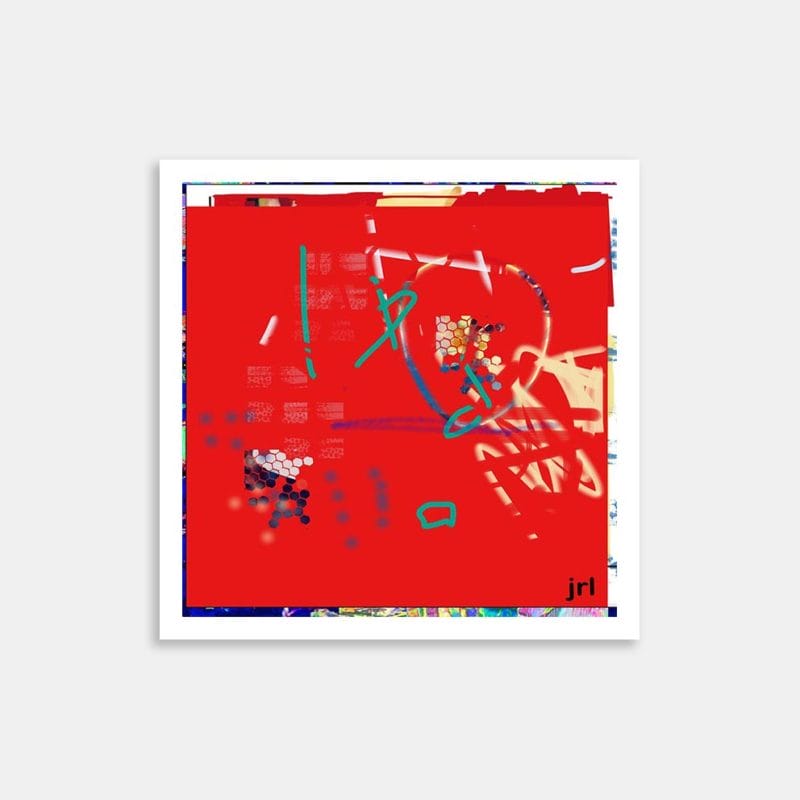 Red Hex Art Print By James Lawrence